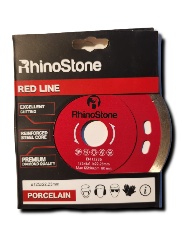 Rhinoblade Porcelain Super Cut 5-inch diamond blade – fast, chip-minimized porcelain cuts